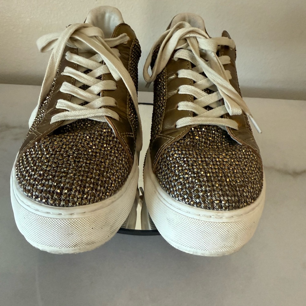 Kurt Geiger Beige and Dark Beige Sneakers Box - Picture 5 of 12